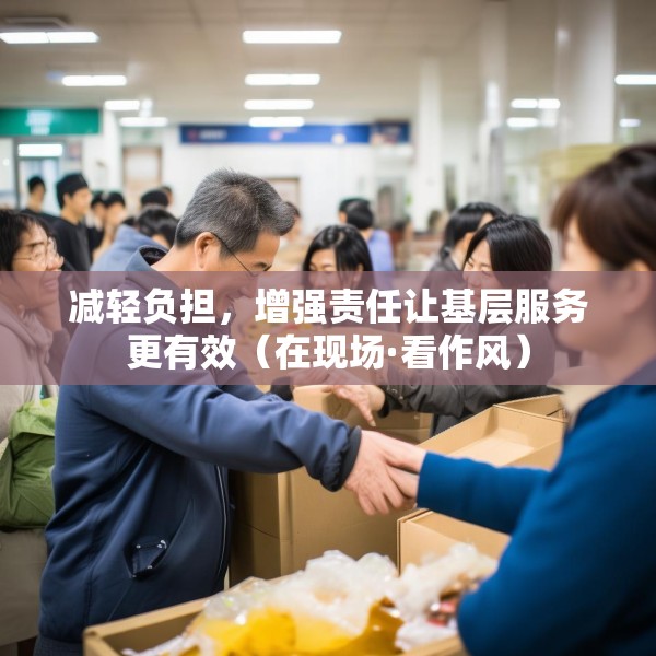 减轻负担，增强责任让基层服务更有效（在现场·看作风）
