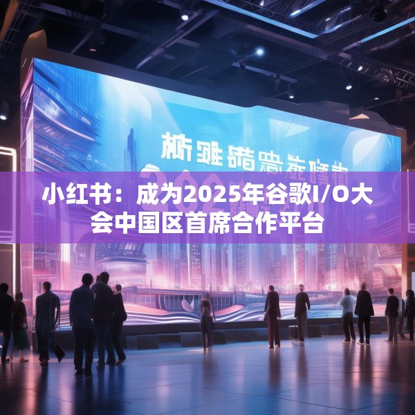 小红书：成为2025年谷歌I/O大会中国区首席合作平台