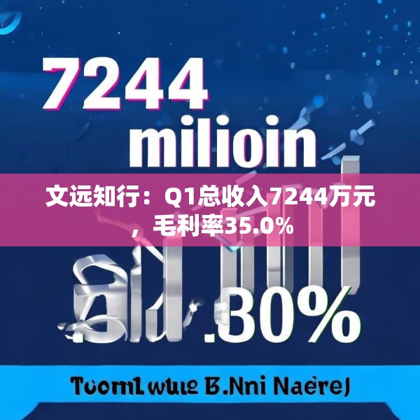 文远知行：Q1总收入7244万元，毛利率35.0%
