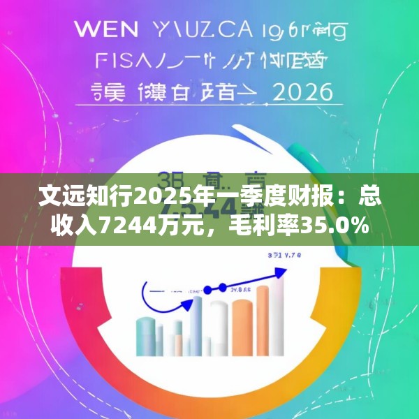 文远知行2025年一季度财报：总收入7244万元，毛利率35.0%