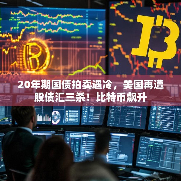 20年期国债拍卖遇冷，美国再遭股债汇三杀！比特币飙升