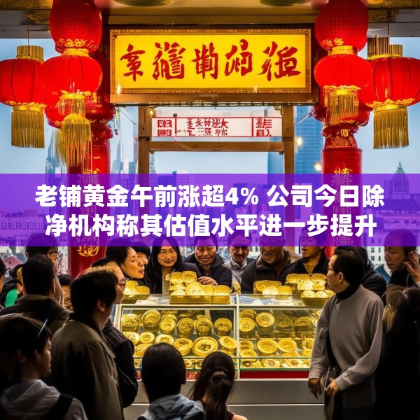 老铺黄金午前涨超4% 公司今日除净机构称其估值水平进一步提升