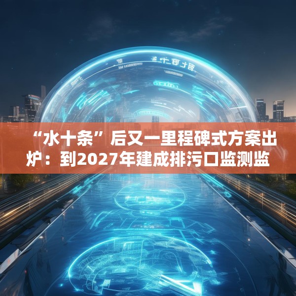 “水十条”后又一里程碑式方案出炉：到2027年建成排污口监测监管体系
