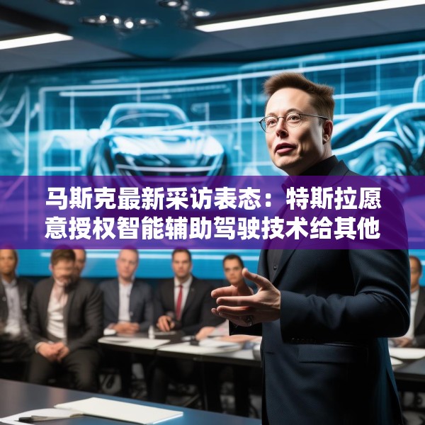 马斯克最新采访表态：特斯拉愿意授权智能辅助驾驶技术给其他车企