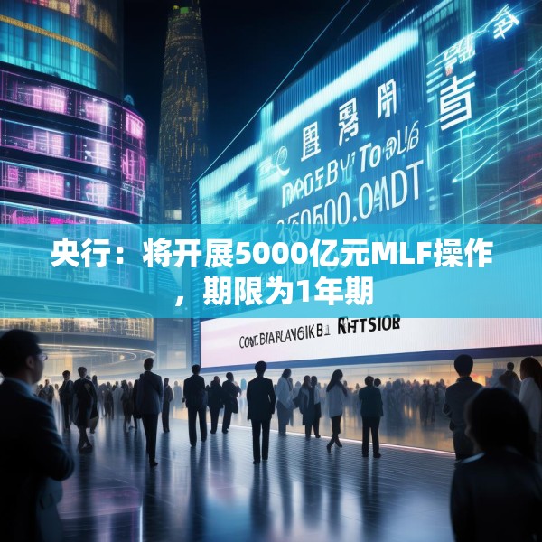 央行：将开展5000亿元MLF操作，期限为1年期