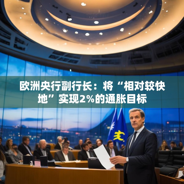 欧洲央行副行长：将“相对较快地”实现2%的通胀目标