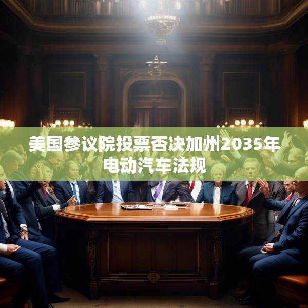 美国参议院投票否决加州2035年电动汽车法规