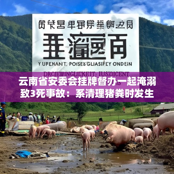 云南省安委会挂牌督办一起淹溺致3死事故：系清理猪粪时发生
