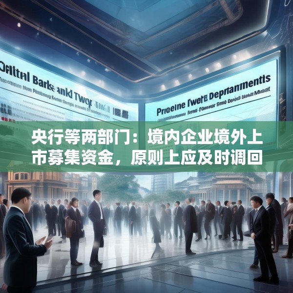央行等两部门：境内企业境外上市募集资金，原则上应及时调回境内