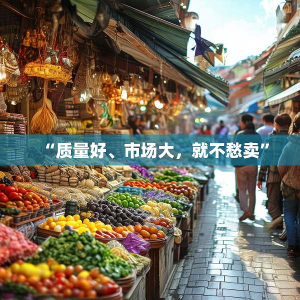 “质量好、市场大，就不愁卖”