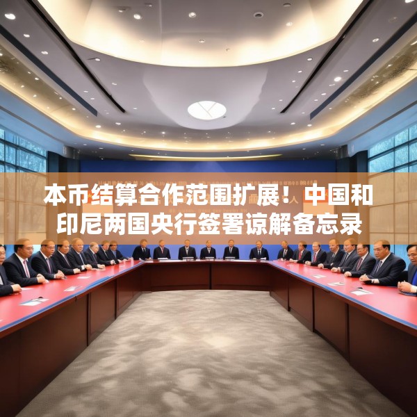 本币结算合作范围扩展！中国和印尼两国央行签署谅解备忘录