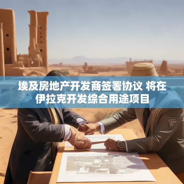 埃及房地产开发商签署协议 将在伊拉克开发综合用途项目