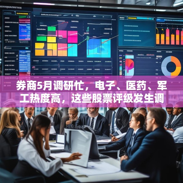 券商5月调研忙，电子、医药、军工热度高，这些股票评级发生调整