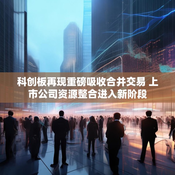 科创板再现重磅吸收合并交易 上市公司资源整合进入新阶段