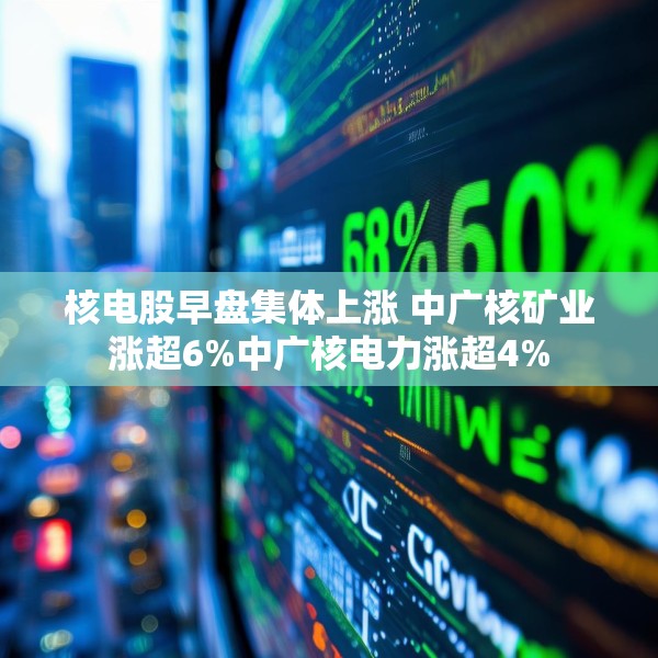 核电股早盘集体上涨 中广核矿业涨超6%中广核电力涨超4%