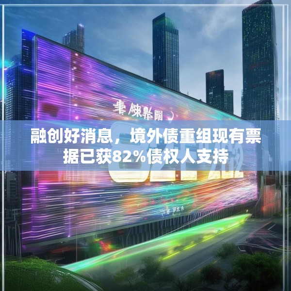 融创好消息，境外债重组现有票据已获82%债权人支持
