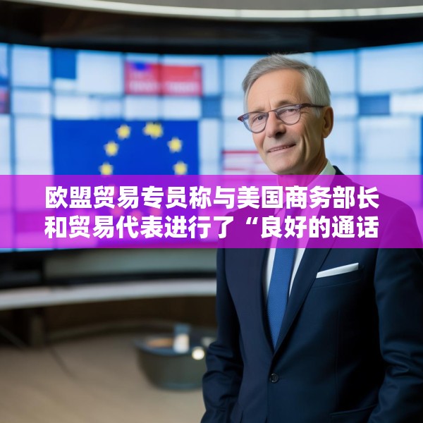欧盟贸易专员称与美国商务部长和贸易代表进行了“良好的通话”