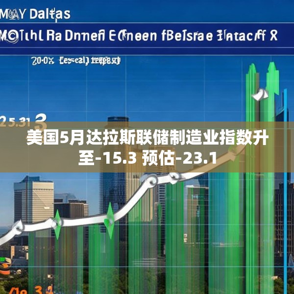 美国5月达拉斯联储制造业指数升至-15.3 预估-23.1