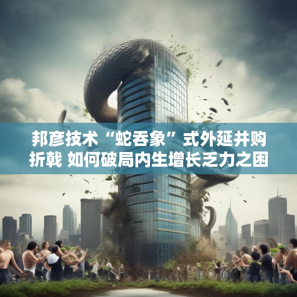 邦彦技术“蛇吞象”式外延并购折戟 如何破局内生增长乏力之困
