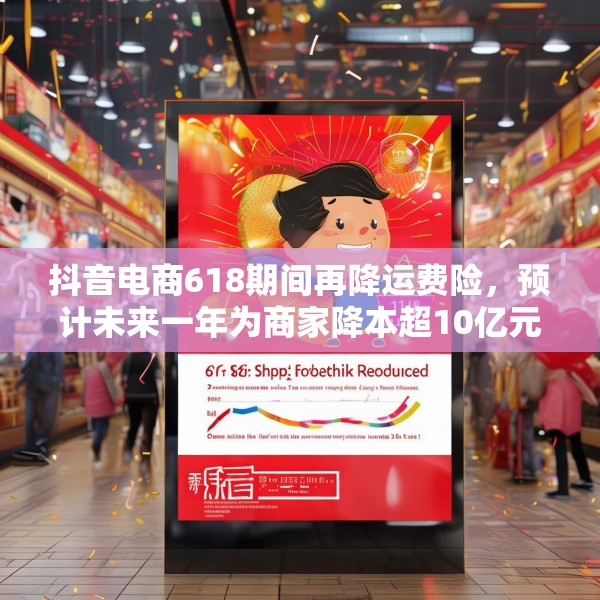 抖音电商618期间再降运费险，预计未来一年为商家降本超10亿元