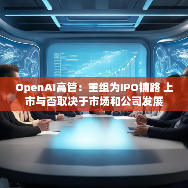 OpenAI高管：重组为IPO铺路 上市与否取决于市场和公司发展