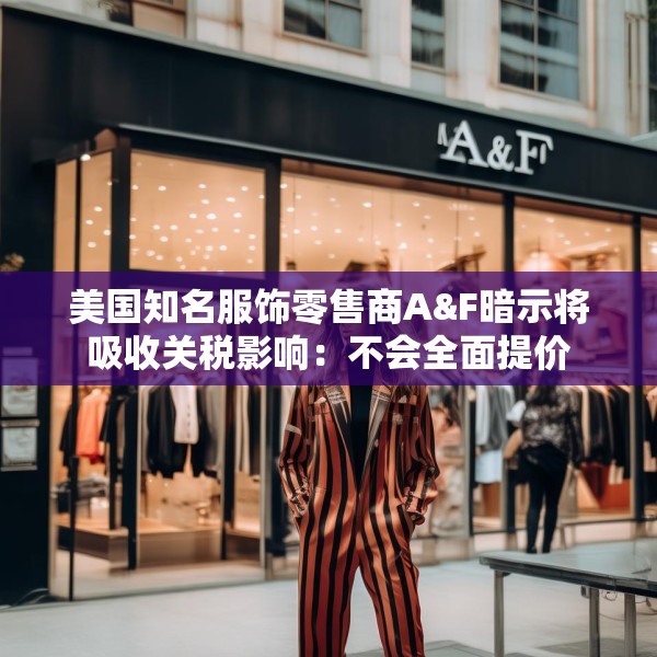 美国知名服饰零售商A&F暗示将吸收关税影响：不会全面提价