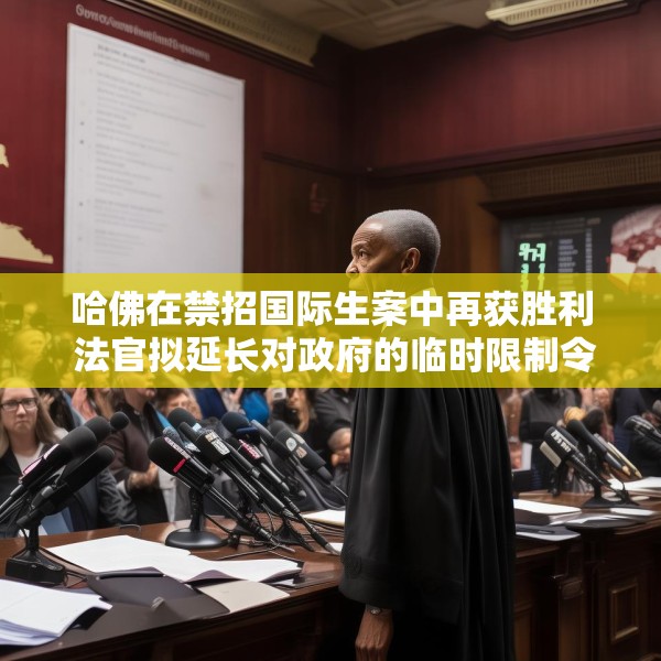 哈佛在禁招国际生案中再获胜利 法官拟延长对政府的临时限制令