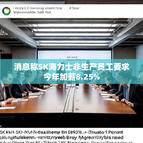 消息称SK海力士非生产员工要求今年加薪8.25%