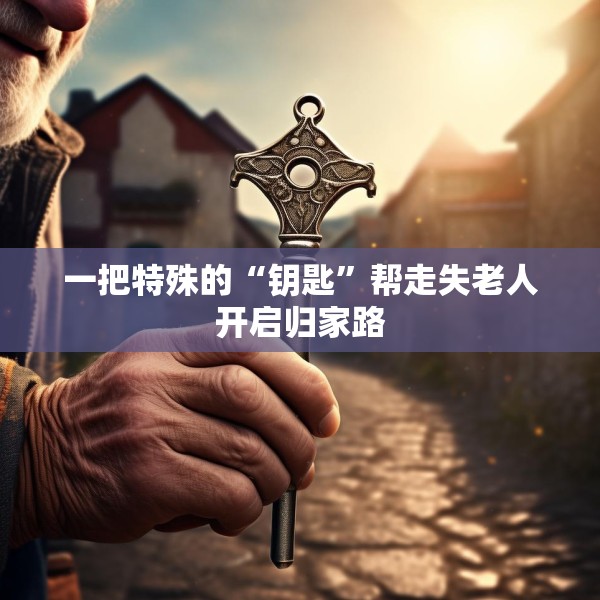 一把特殊的“钥匙”帮走失老人开启归家路