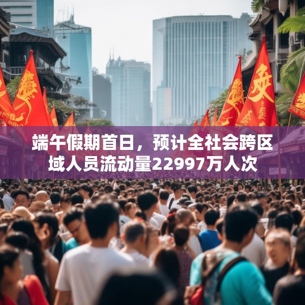 端午假期首日，预计全社会跨区域人员流动量22997万人次