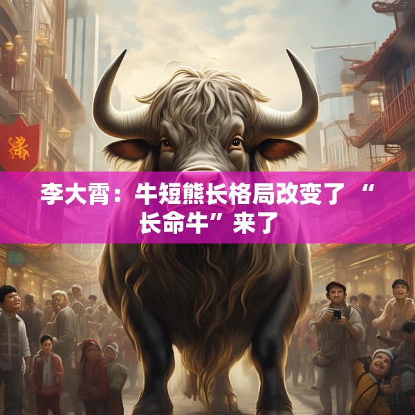 李大霄：牛短熊长格局改变了 “长命牛”来了