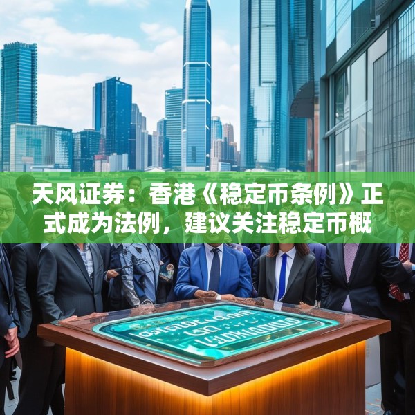 天风证券：香港《稳定币条例》正式成为法例，建议关注稳定币概念相关标的