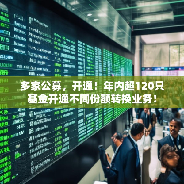 多家公募，开通！年内超120只基金开通不同份额转换业务！