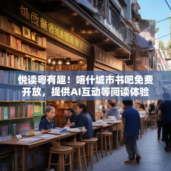 悦读粤有趣！喀什城市书吧免费开放，提供AI互动等阅读体验