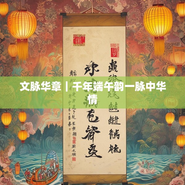 文脉华章｜千年端午韵一脉中华情