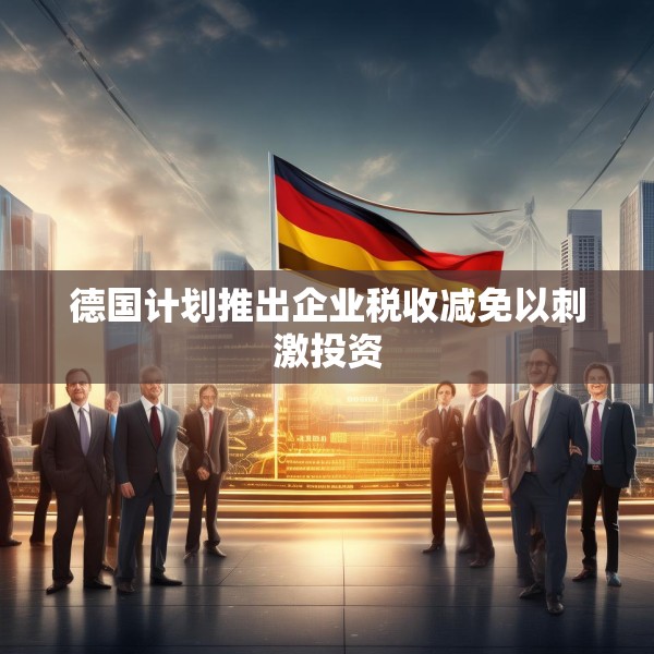 德国计划推出企业税收减免以刺激投资