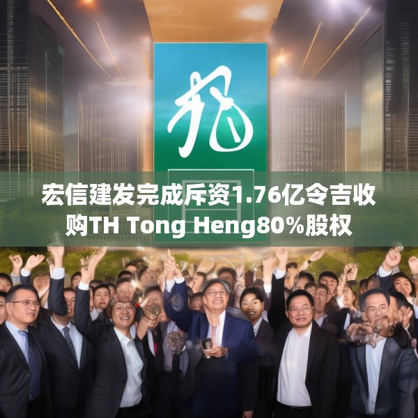 宏信建发完成斥资1.76亿令吉收购TH Tong Heng80%股权