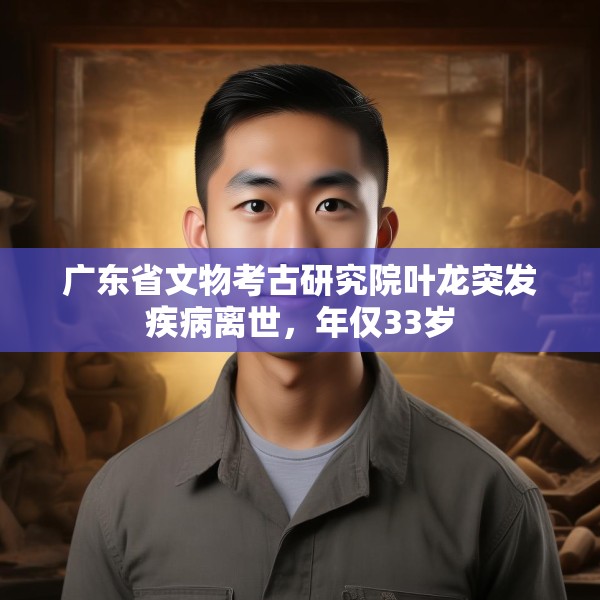 广东省文物考古研究院叶龙突发疾病离世，年仅33岁