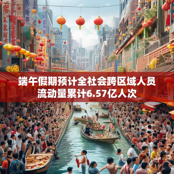 端午假期预计全社会跨区域人员流动量累计6.57亿人次