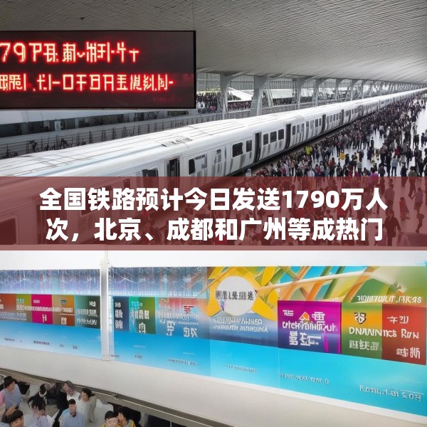 全国铁路预计今日发送1790万人次，北京、成都和广州等成热门出发城市