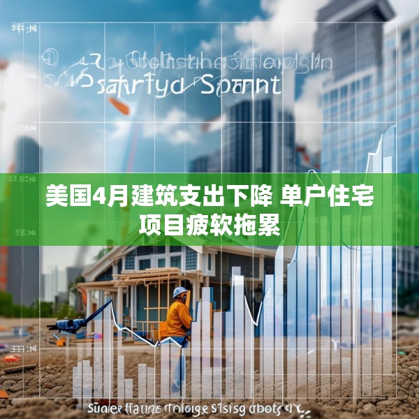 美国4月建筑支出下降 单户住宅项目疲软拖累