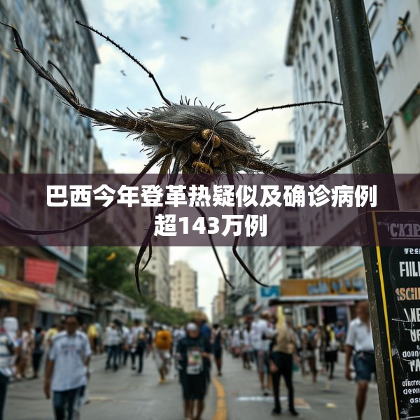 巴西今年登革热疑似及确诊病例超143万例