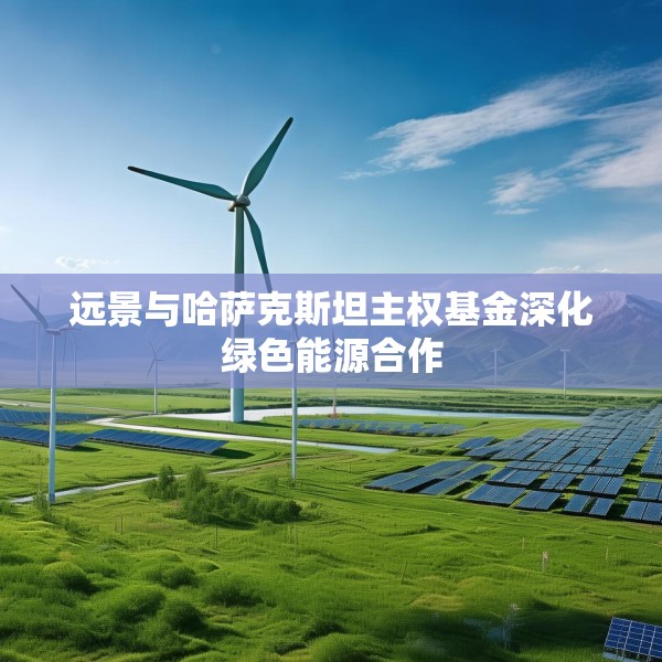 远景与哈萨克斯坦主权基金深化绿色能源合作