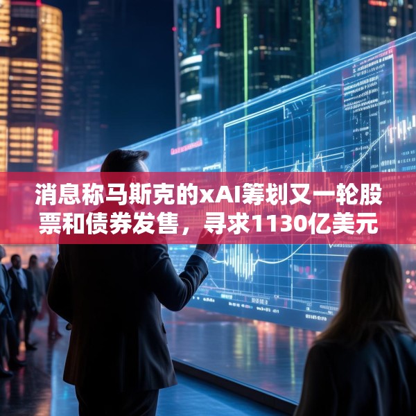 消息称马斯克的xAI筹划又一轮股票和债券发售，寻求1130亿美元估值