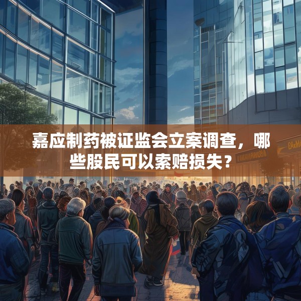 嘉应制药被证监会立案调查，哪些股民可以索赔损失？