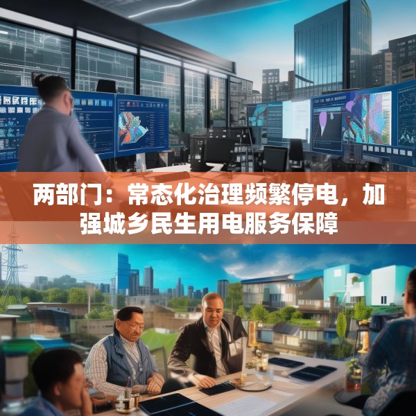 两部门：常态化治理频繁停电，加强城乡民生用电服务保障