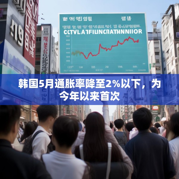 韩国5月通胀率降至2%以下，为今年以来首次