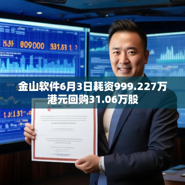 金山软件6月3日耗资999.227万港元回购31.06万股