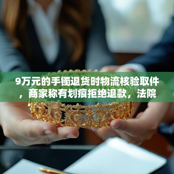 9万元的手镯退货时物流核验取件，商家称有划痕拒绝退款，法院判了