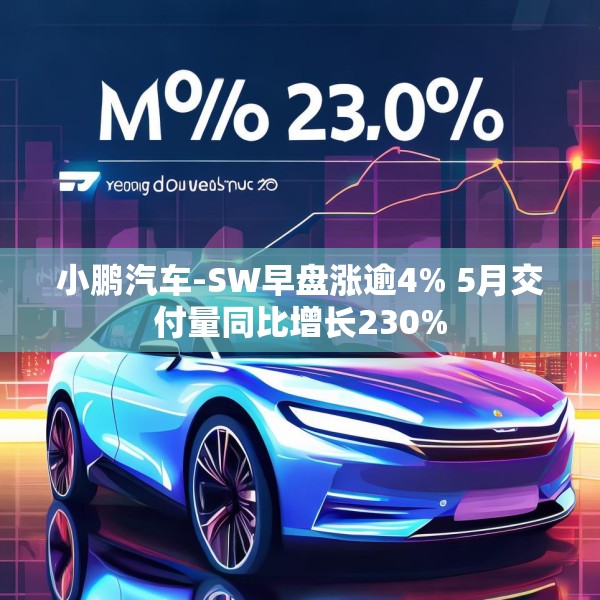 小鹏汽车-SW早盘涨逾4% 5月交付量同比增长230%
